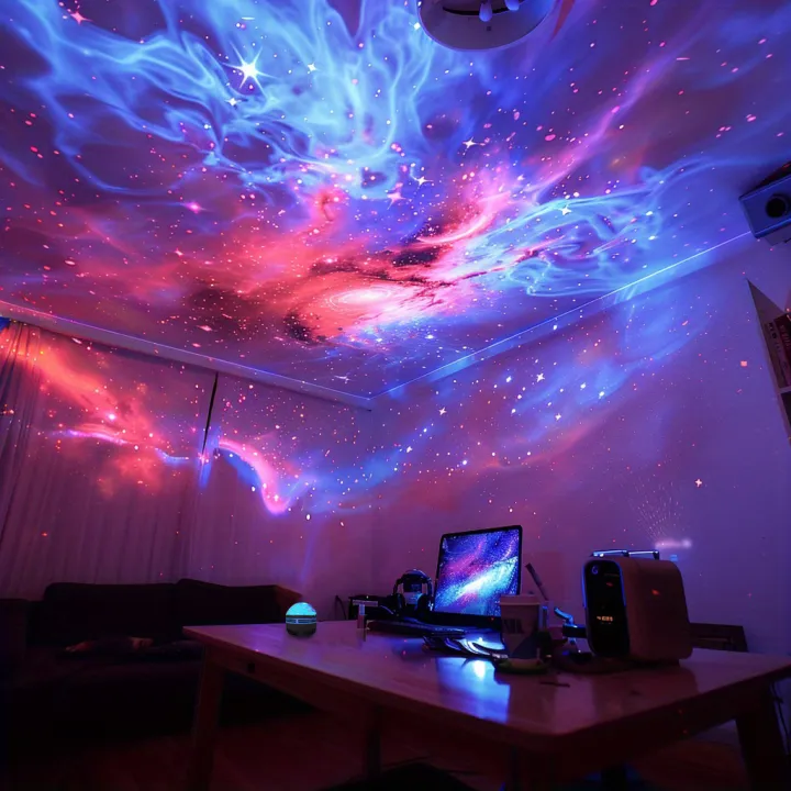 1pc%20Northern%20Lights%20LED%20Atmosphere%20Projector,7%20Modes,%20Starry%20Rotation%20Projection,USB%20Powered,Remote%20Control,For%20Bedroom%20Decor%20-%20Image%204