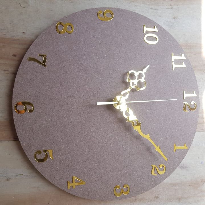 12" MDF base, clock MDF base, Resin Clock Making Kit with 12 Inch MDF, Numbers, Machine, Needles, and Hanger