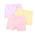 2pcs/Lot Summer Girls Safety Pants Class A Double Layer Pure Cotton Grade Thin Children' Safety Children Bottom Kid Dance Pants. 
