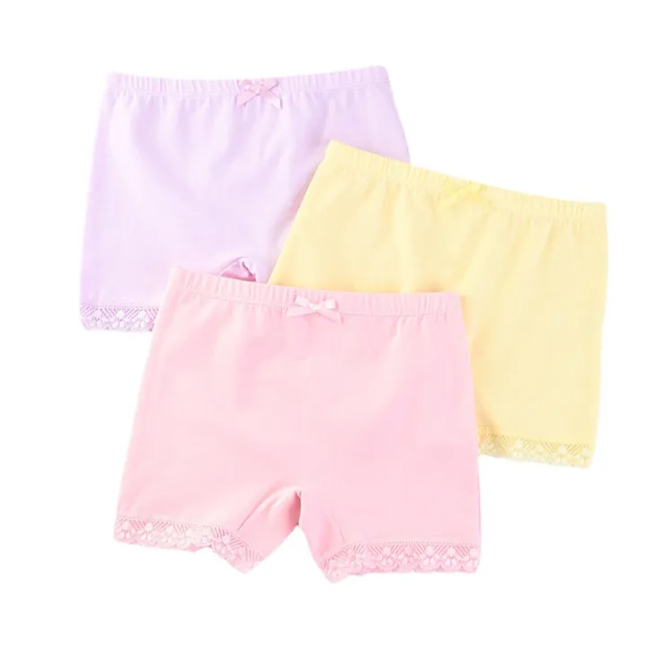 2pcs/Lot%20Summer%20Girls%20Safety%20Pants%20Class%20A%20Double%20Layer%20Pure%20Cotton%20Grade%20Thin%20Children'%20Safety%20Children%20Bottom%20Kid%20Dance%20Pants%20-%20Image%204