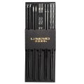 5 Pairs Japanese Chopsticks Food Sushi Sticks Non Slip Reusable Korean Cutlery Set Alloy Tableware for Home Restaurant. 
