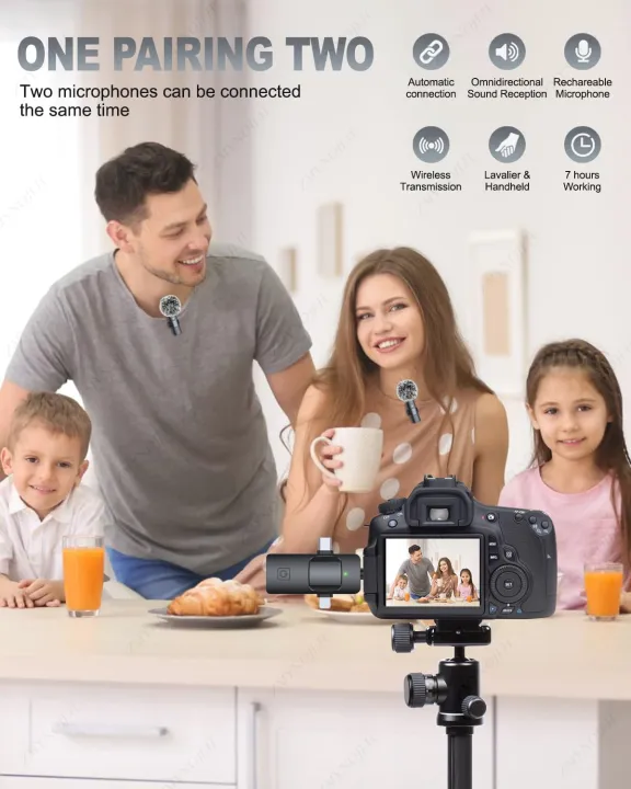 Wireless%20Lavalier%20Microphone%204%20In%201%20%20for%20iPhone%20Android%203.5mm%20for%20Radio%20Live%20Recording%20Noise%20Reduction%20Mini%20Microphone%202026%20Hot%20-%20Image%202