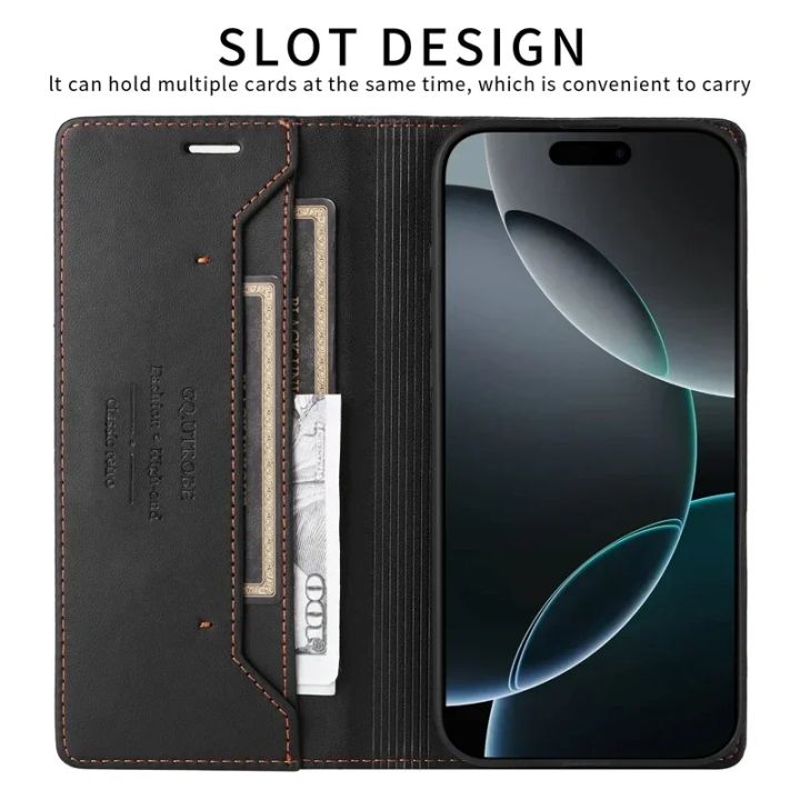 Leather%20Magnetic%20Flip%20Case%20for%20iPhone%2016%2017%2015%2014%2013%2012%2011%20Pro%20Max%2017E%2016E%20Air%20XR%20XS%20Max%207%208%20Plus%20SE%202022%20Wallet%20Slot%20Phone%20Case%20-%20Image%204