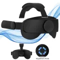 Head Strap Compatible with Oculus Quest 2,Meta Quest 2 Accessories Adjustable Elite Strap Replacement for Enhanced Comfort Suppo. 