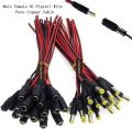 DC Power Pigtail Female + Male Connections . 