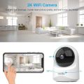 Wireless PTZ Cloud IP Camera 1080P For Baby Monitoring, Security with Built-in microphone and speakers.. 