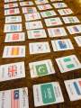 40 Countries flashcards with flag and nationalities. 