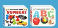 Fun and Easy English Alphabet Learning with Small Card Book - Boost Vocabulary and Reading Skills for Kids. 