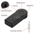 1PCS Wireless Bluetooth Music Audios 5.0 Receiver 3.5mm Streaming Car A2DP Headphone AUX Adapter Connector Mic Handfrees Player.