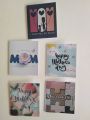 Mother's day mini cards pack of 5 size 5x5 cm. 
