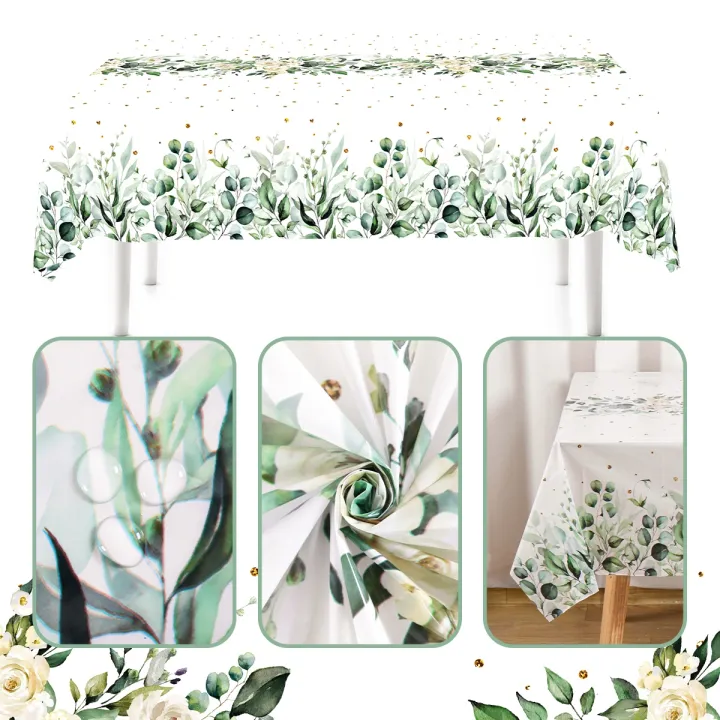 1pc%20Spring%20Sage%20Green%20Table%20Cloth%20Plastic%20Disposable%20Table%20Cover%20Eucalyptus%20Leaf%20Printed%20Pattern%20for%20Plant%20Themed%20Party%20-%20Image%202
