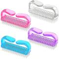 4pcs/Set Nail Art Tools Kit With Large Nail Polish Brush, Dust Brush, Cleaning Brush And Cuticle Pusher. 