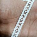 Milky lace white color. dyeable. price 4 yards. 