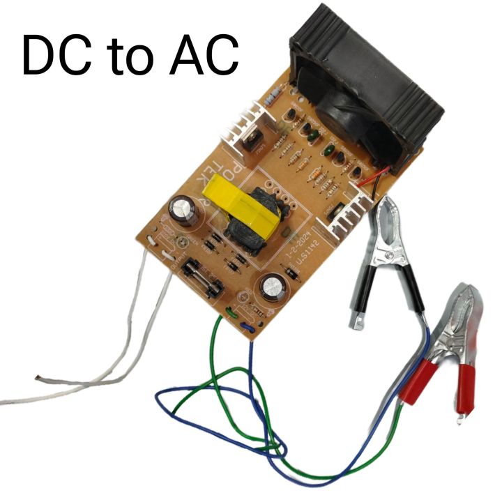 DC 12 Volt To AC 220V Power Inverter 10 Saver UPS Kit 200 watts For LCD , LED TV Laptop , Mobile Charging  & WiFi Devices Minin Inverter