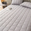 6 Sides Full Wrap Zipper Waterproof Quilted Microfiber Anti-mite Antibacterial Queen Mattress Protector Breathable Bed Cover. 