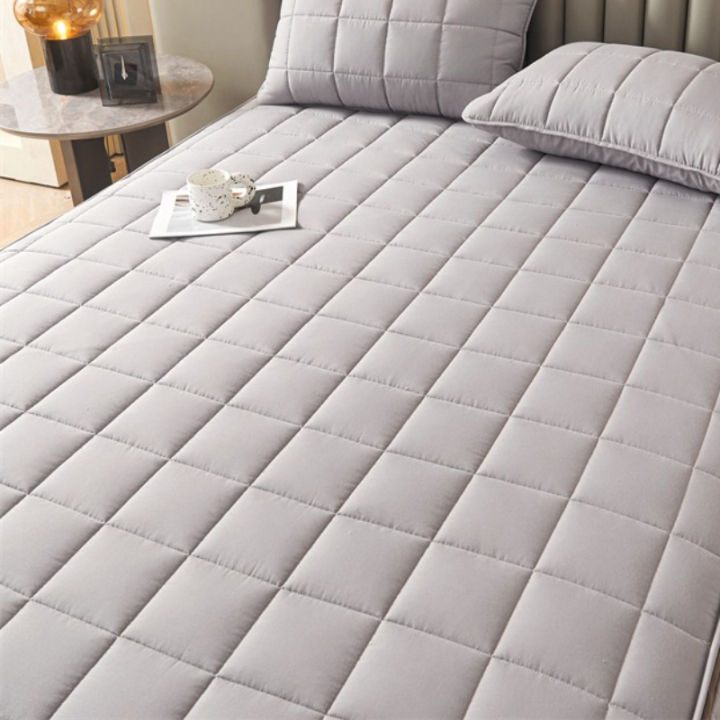 6%20Sides%20Full%20Wrap%20Zipper%20Waterproof%20Quilted%20Microfiber%20Anti-mite%20Antibacterial%20Queen%20Mattress%20Protector%20Breathable%20Bed%20Cover%20-%20Image%205