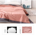 Gift Box summer blanket adjustable blankets washed cotton summer blanket envelope 5 colors. 