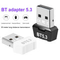 Mini Wireless USB Bluetooth Adapter BT 5.3 Dongle Music Audio Receiver Transmitter for PC Speaker Mouse Laptop Gamepad Printer.