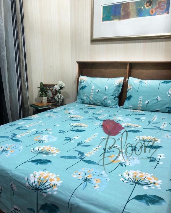 100% COTTON BEDSHEET WITH 2 PILLOW COVERS