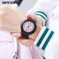 SANDA Women Watches Fashion Silicone Boy Girl Analog Quartz Wrist Watch Baseball Sports Waterproof Casual Clock Children Gifts. 