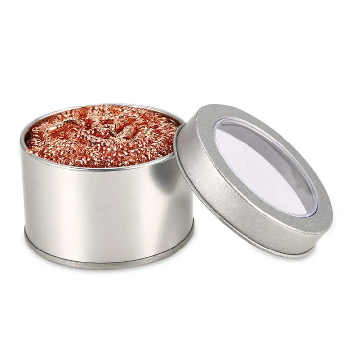 Copper Wire Cleaning Ball Iron Nibs Soldering Waste Absorption Iron Nib ...