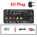 Audio Amplifier Board 30-120W Support Dual Microphone Bluetooth Amplificatore Subwoof for 4Ohm Speaker 12V 24V 110V 220V.