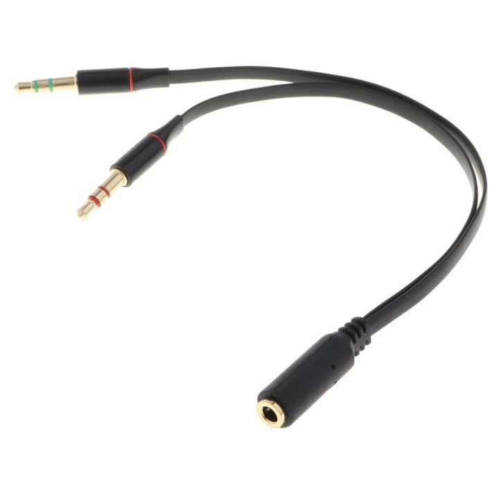 Stereo%20Audio%20Aux%203.5mm%20Female%20(3%20Line)%20to%202%20Male%20Mic%20Headphone%20Converter%20Adapter%20-%20Image%205