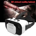 New 3D virtual reality helmet with big size IMAX screen Real VR headset smart glasses for smartphones cell phone mobile 4-8 inch.