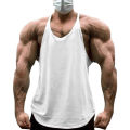 Plain Men's Cotton Gym Tank Tops Running Vests Y-Back Bodybuilding Sleeveless Shirt Muscle Workout Athletic Fitness Singlets.