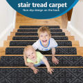 Self-adhesive Stair Mats Kids Safety Non-Slip Staircase Step Mat Washable Reusable Stair Floor Protection Pad Home Decor. 