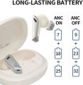 Edifier TWS NB2 pro True Wireless Active Noise Canceling Earbuds, ANC in-Ear Detection,Touch Control, Bluetooth 5.0 Earphones, 32 Hours Playback, White. 