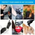 10-100PCS Gloves Black Washing Tableware Disposible Latex Free PVC Glove Car Industry Pet Care Kitchen Gloves for Cooking.