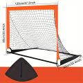 Portable Soccer Goals for Backyard Foldable Mobile Training Football Net for Kids Soccer Goal Indoor Outdoor Pop Up Soccer Goals. 