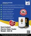 Allied 25 Litre Electric Semi Instant Water Heater With Led Display. 