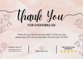 Double Sided Thank You Business Custom Logo Cards Extra Glossy Thanks Cards For Customer Satisfaction QR Code Cards With Custom Message And Custom Image With High Quality Thank You Card Material. 