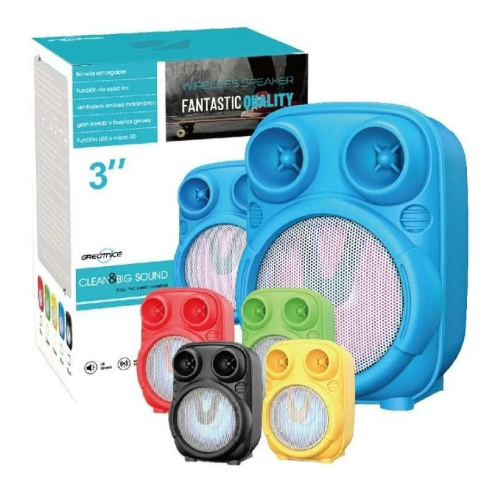 wireless speaker Greatnice 3iench  .1817 clean & big sound feel the sonic thunder