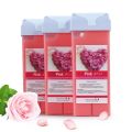Rose Roll on Depilatory Wax Cream Hair Removal Roller Wax Heater Waxing Hot Cartridge Warmer Equipment Tool Waxing Kit Unisex staloofy hair.