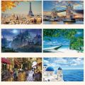 Adult Jigsaw Puzzle 1000 Pieces Puzzle Toys Landscape Animation Paper Puzzle Decorative Painting Exercise Brain Thinking. 
