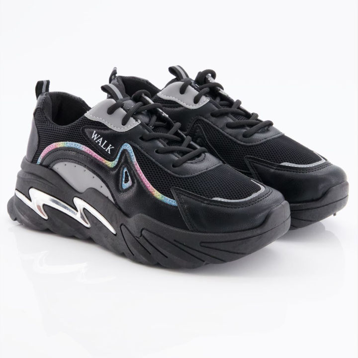 Imported High Heel Thick Sole Sneakers for Girls, Comfortable and