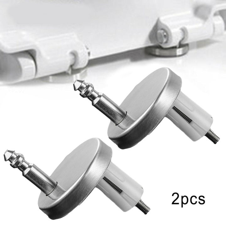 2Pc Toilet Lid Hinges Top Fix Hinge Mountings Replacement Release Quick Screws Fixing Bolts For Toilet Bathroom Acces 45/55/60mm
