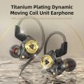 QKZ AK3 FiLe Wired Earphone with Microphone HiFi Music Monitor Bass Headphones Noise Cancelling Headset For Sport Gaming Earbuds. 