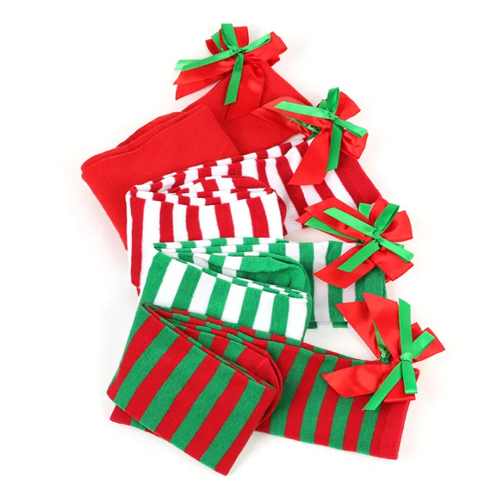 Christmas%20Ornaments%20Socks%20Striped%20Long%20Stockings%20Christmas%20Decorations%20High%20Socks%20for%20Girls%20Striped%20Knee%20Socks%20-%20Image%206