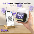 C50 Mini Tattoo Printer Portable Inkless Transfer Machine 2 Inch 15‑57mm Compatible With Phone PC iPad For Tattoo Pattern Logo. 