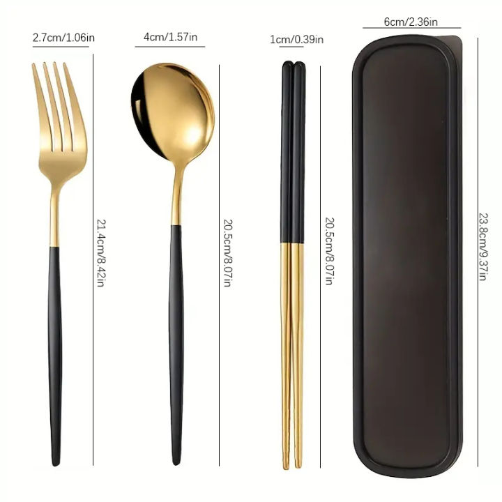 3pcs%20Thin%20Portuguese%20Portable%20Stainless%20Steel%20Cutlery%20Chopsticks,%20Forks,%20Spoons,%20Student%20Home%20Outdoor%20Picnic%20Tableware%20-%20Image%206