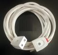 Flexible Extension Cable With 2Pin Male And Female Electric Plug And Socket High Quality 40/76 wire. 