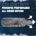 JJRC S19 RC Aircraft 2.4G Remote Control Battleship Boat RC Boat Auto Water Sensor Carrier Boat Toys  for Kids Boys. 