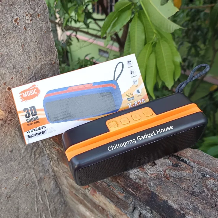 X-825%20Bluetooth,%20USB,%20TF%20Card%20&%20FM%20Radio%20Supported%203D%20Sound%20Loud%20&%20Clear%20HiFi%20Audio%2010W%20Wireless%20Speaker%20-%20Image%204