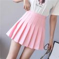 Mini Skirts Womens 2024 Summer Japanese School Pleated Skirts High Waist Kawaii Cute Pink Plaid Skirt Uniform Harajuku Jupe.