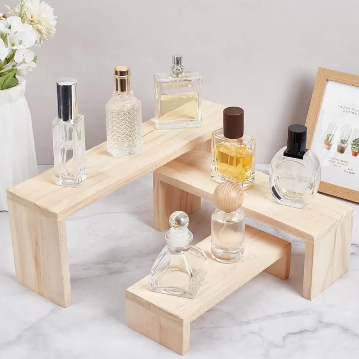 Collection Shelf Rizers Wood Display Risers Shelf Showcase Fixtures Detachable Display Stand ...