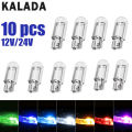 10pcs T10 W5W WY5W Led Canbus Bulbs Car Interior Lights License Plate Light  Clearance Lights Reading Lamp Yellow White 12V 24V. 